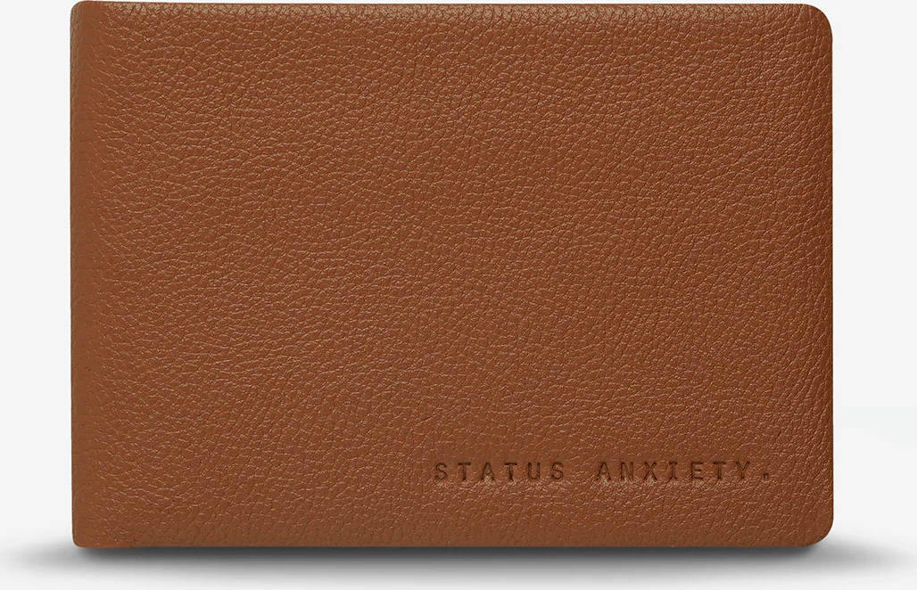 STATUS ANXIETY Jonah wallet - camel