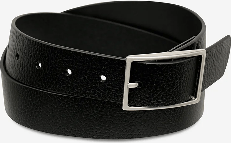 STATUS ANXIETY Getting Real Belt - Black/Silver