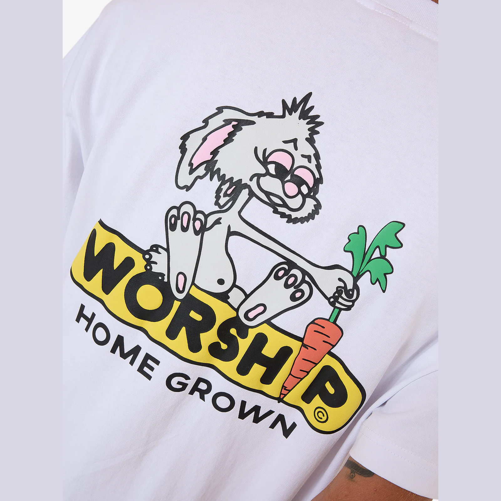 WORSHIP Home Grown Tee - White