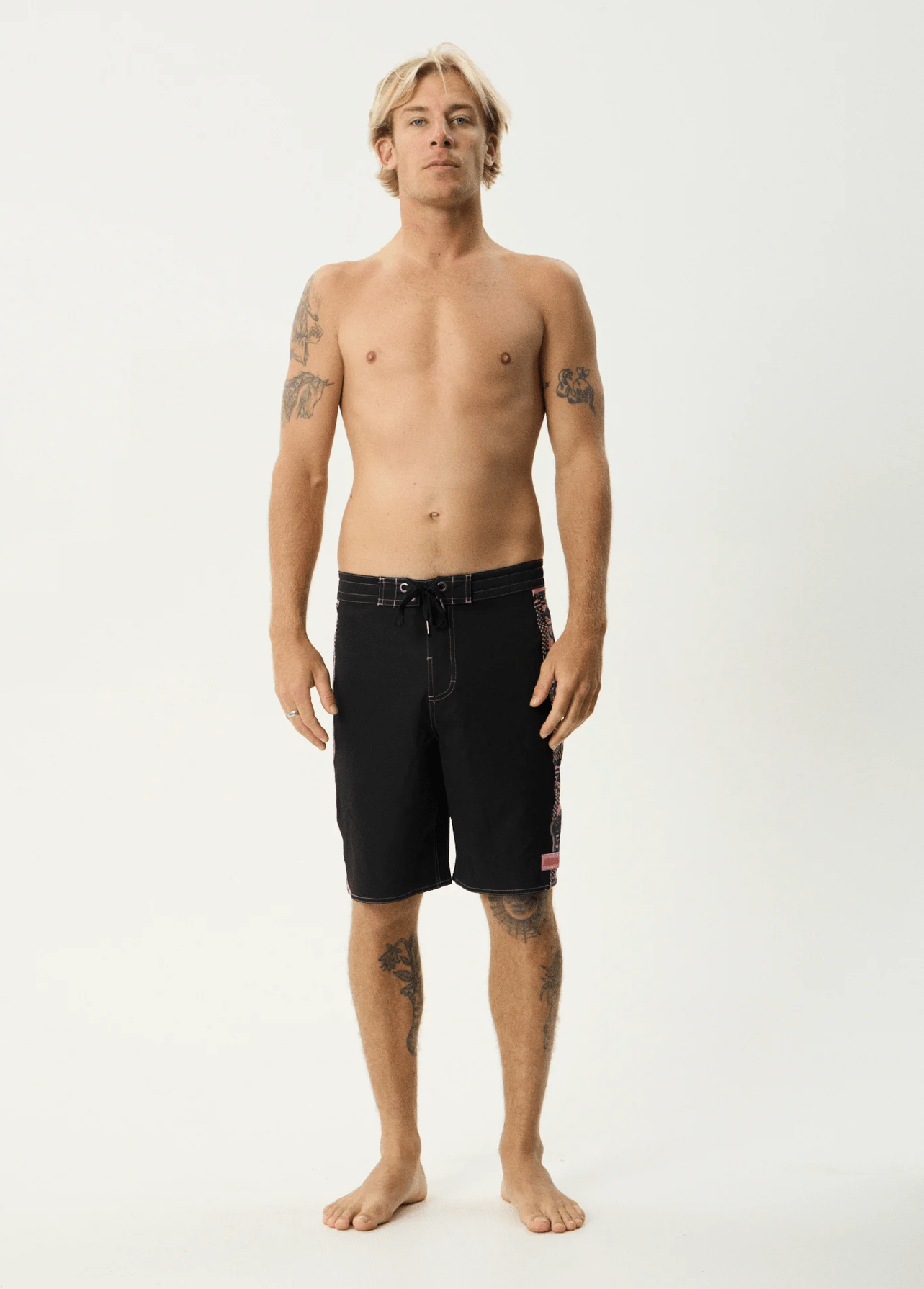 AFENDS Boned- Surf Related V2 Boardshorts 20" - Black