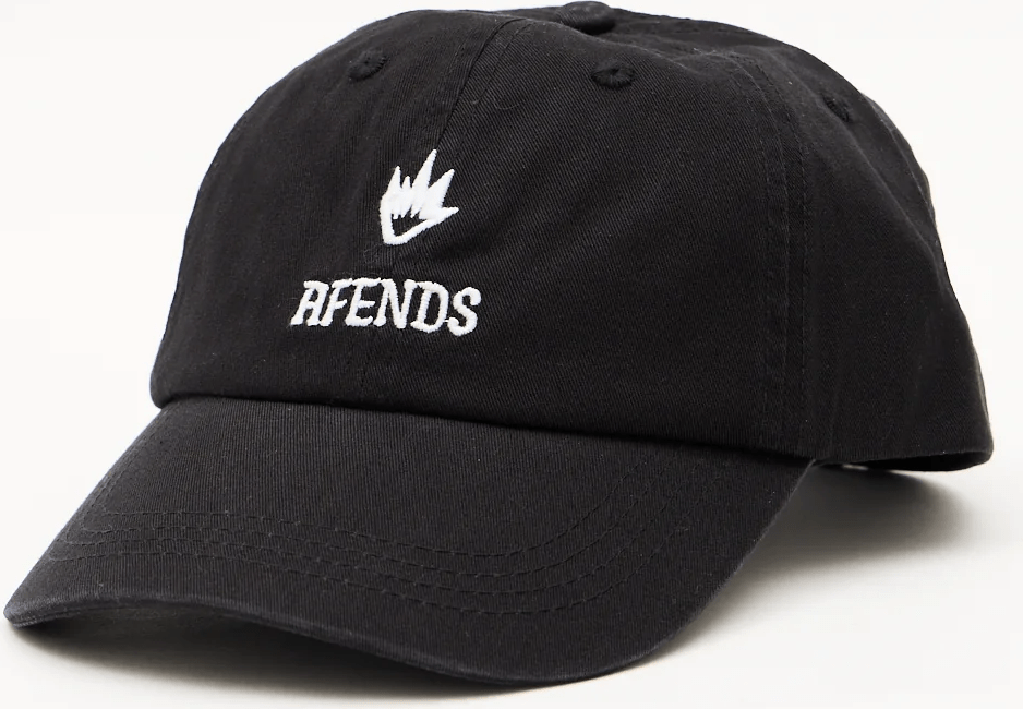 AFENDS Burnin six panel cap - Stone black
