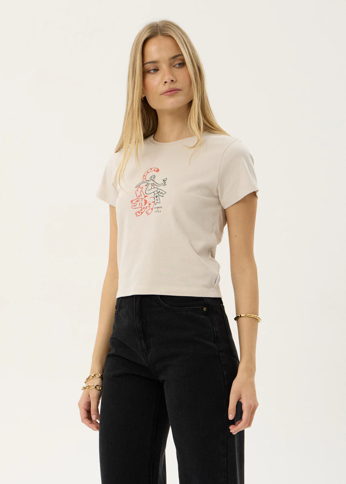 AFENDS Subliminal baby tee - Moonbeam