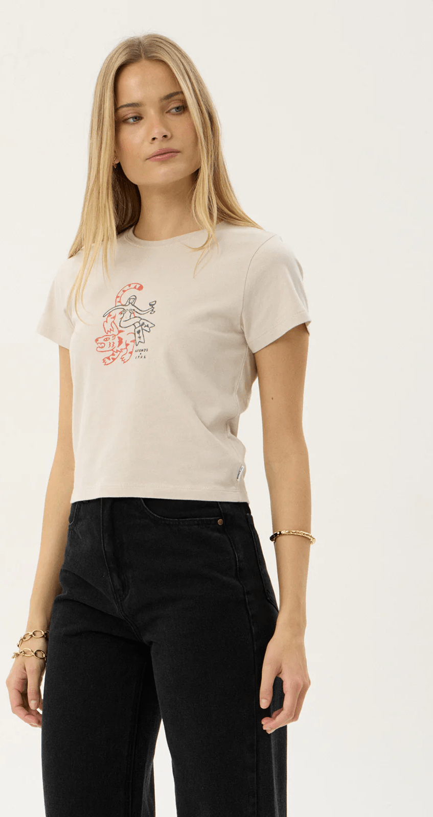 AFENDS Subliminal baby tee - Moonbeam