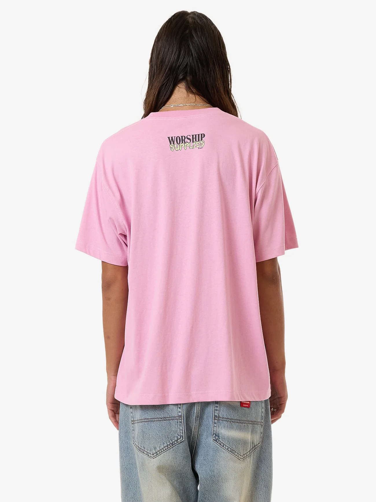 WORSHIP Domination tee - lilac chiffon
