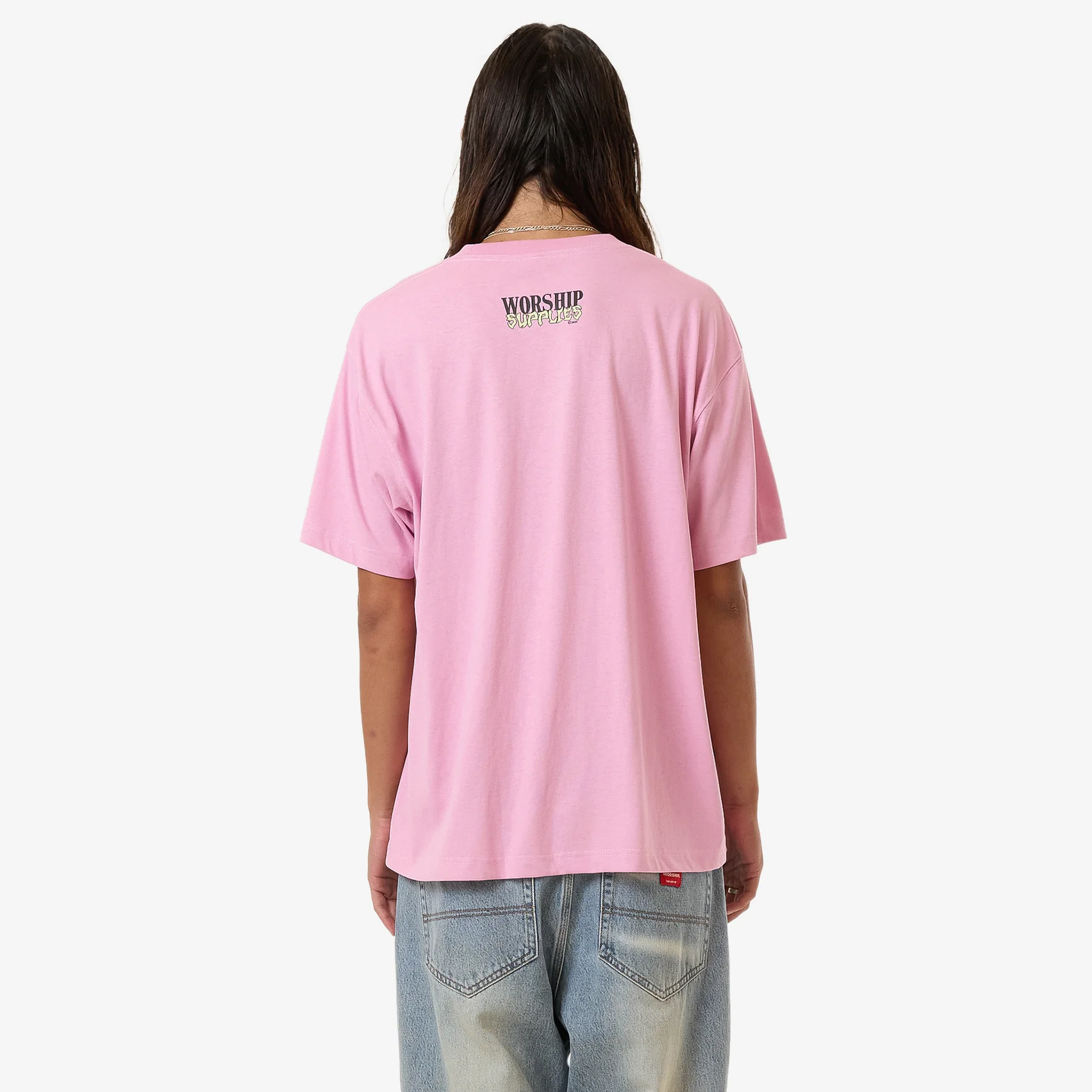 WORSHIP Domination tee - lilac chiffon
