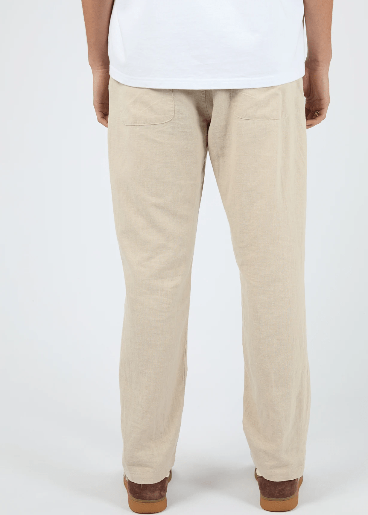 SILENT THEORY Linen pant - Tan