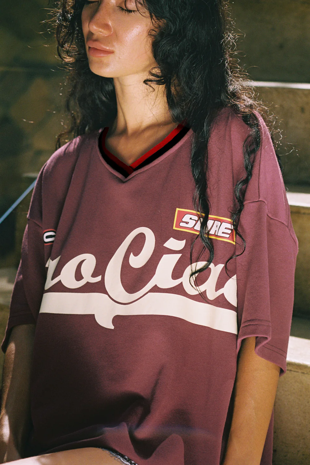 CIAO CIAO Shiraz enzo sport jersey - Burgandy