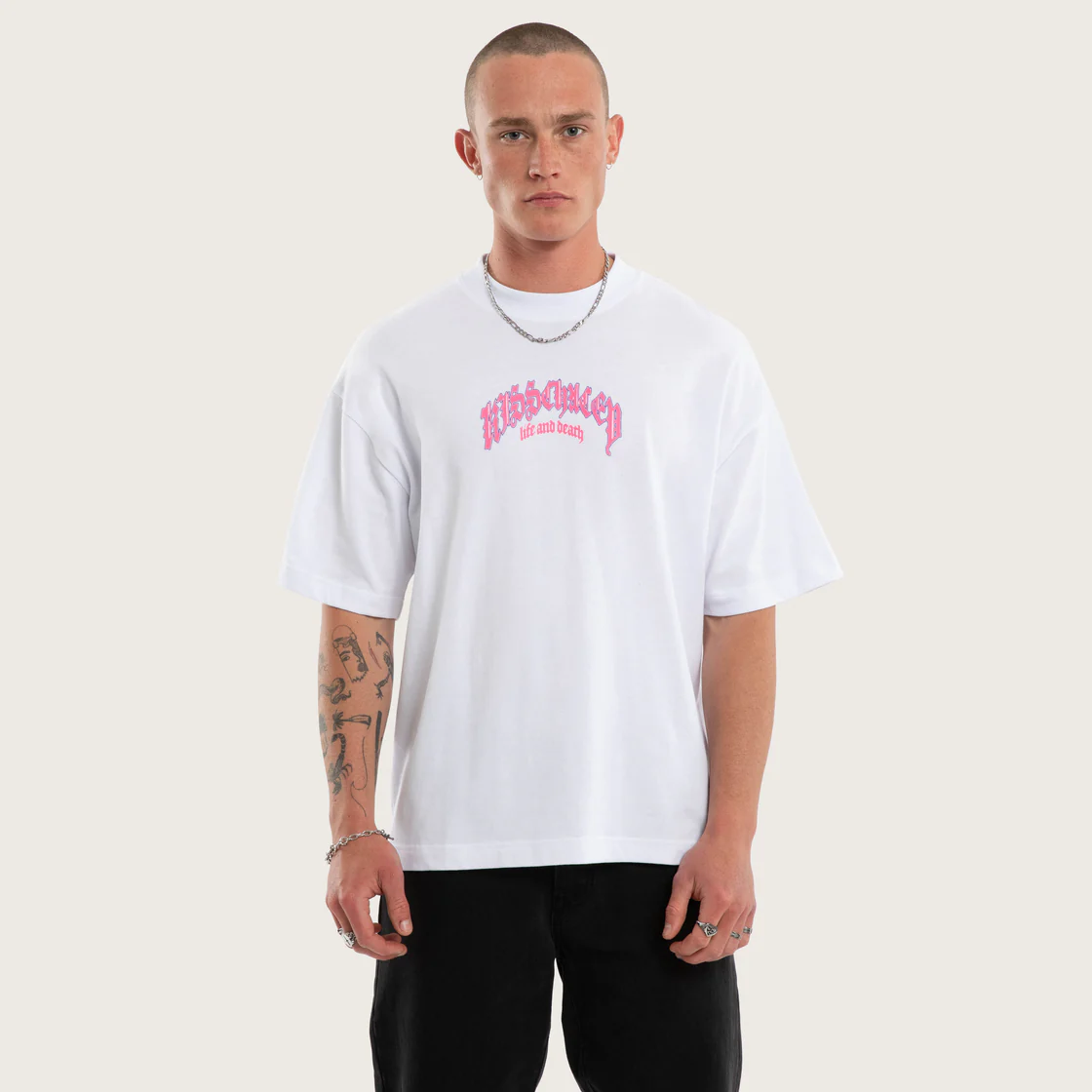 KSCY Shield Street Tee - White