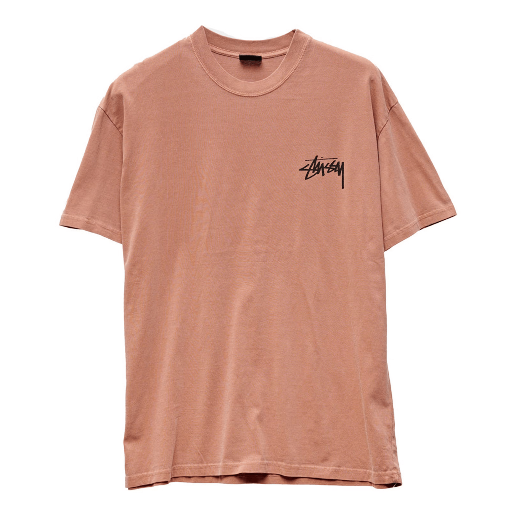 Stussy rasta man 50-50 ss tee - pigment penny brown