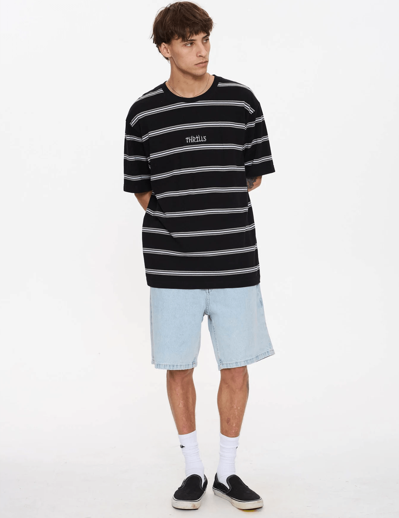THRILLS Slacker Denim Short - Serenity Blue