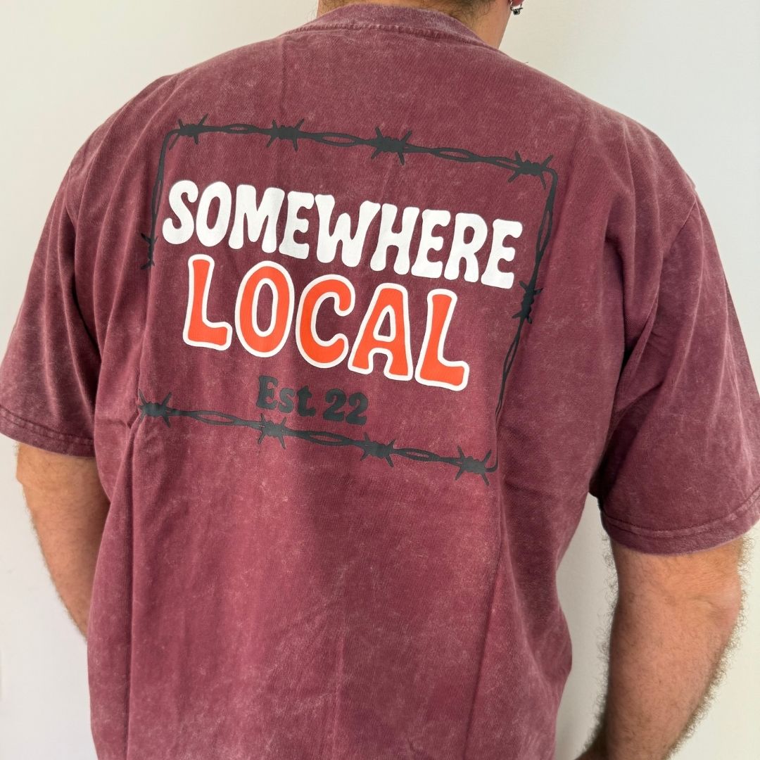 Somewhere - Local Tee - Maroon