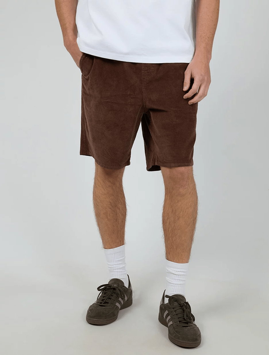 SILENT THEORY Cord short - Brown