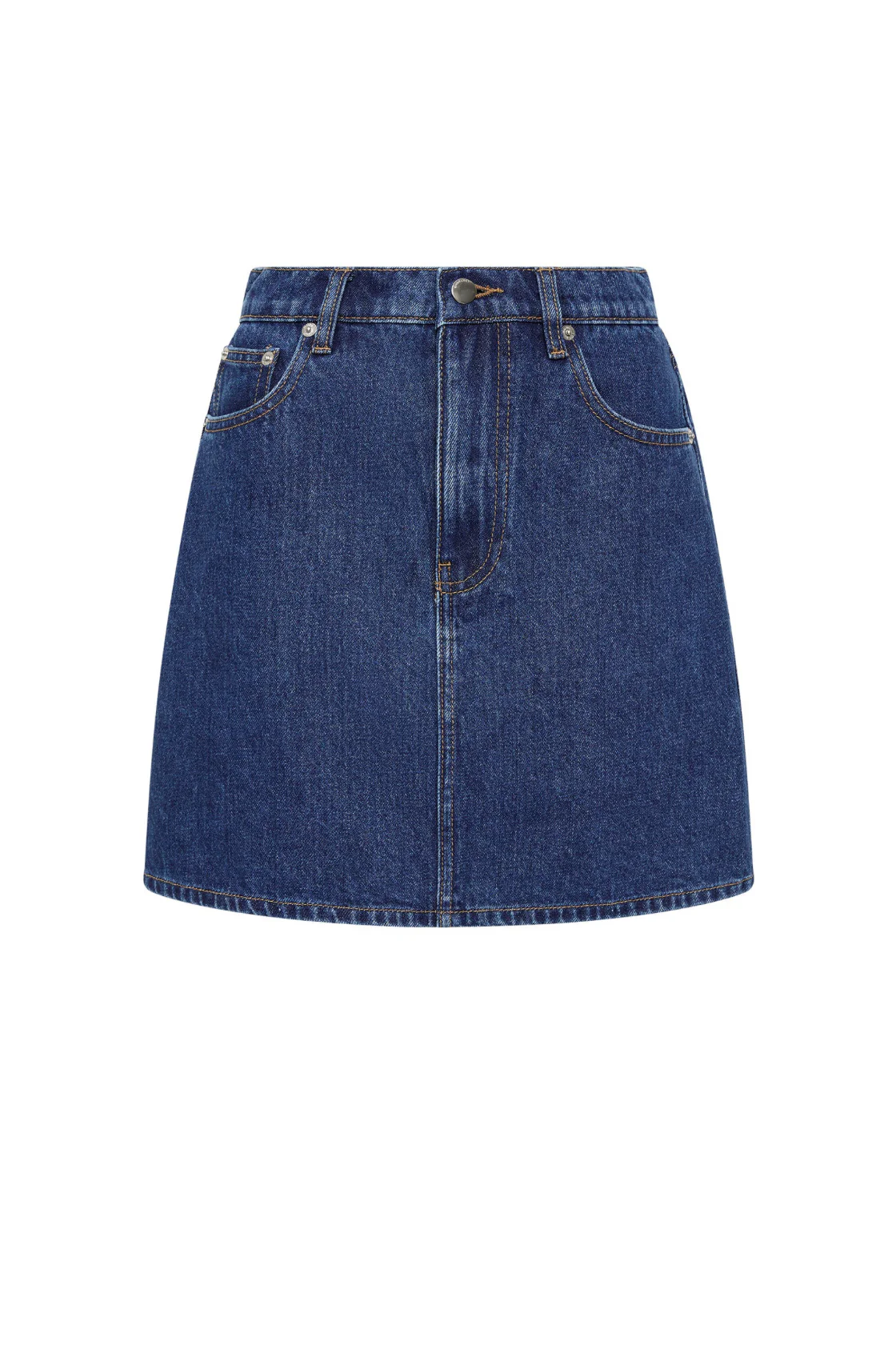 NUDE LUCY  Sia Denim Mini Skirt - Force blue