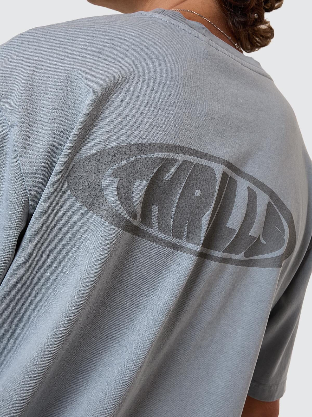 THRILLS Shadowless oversize fit tee - Smog