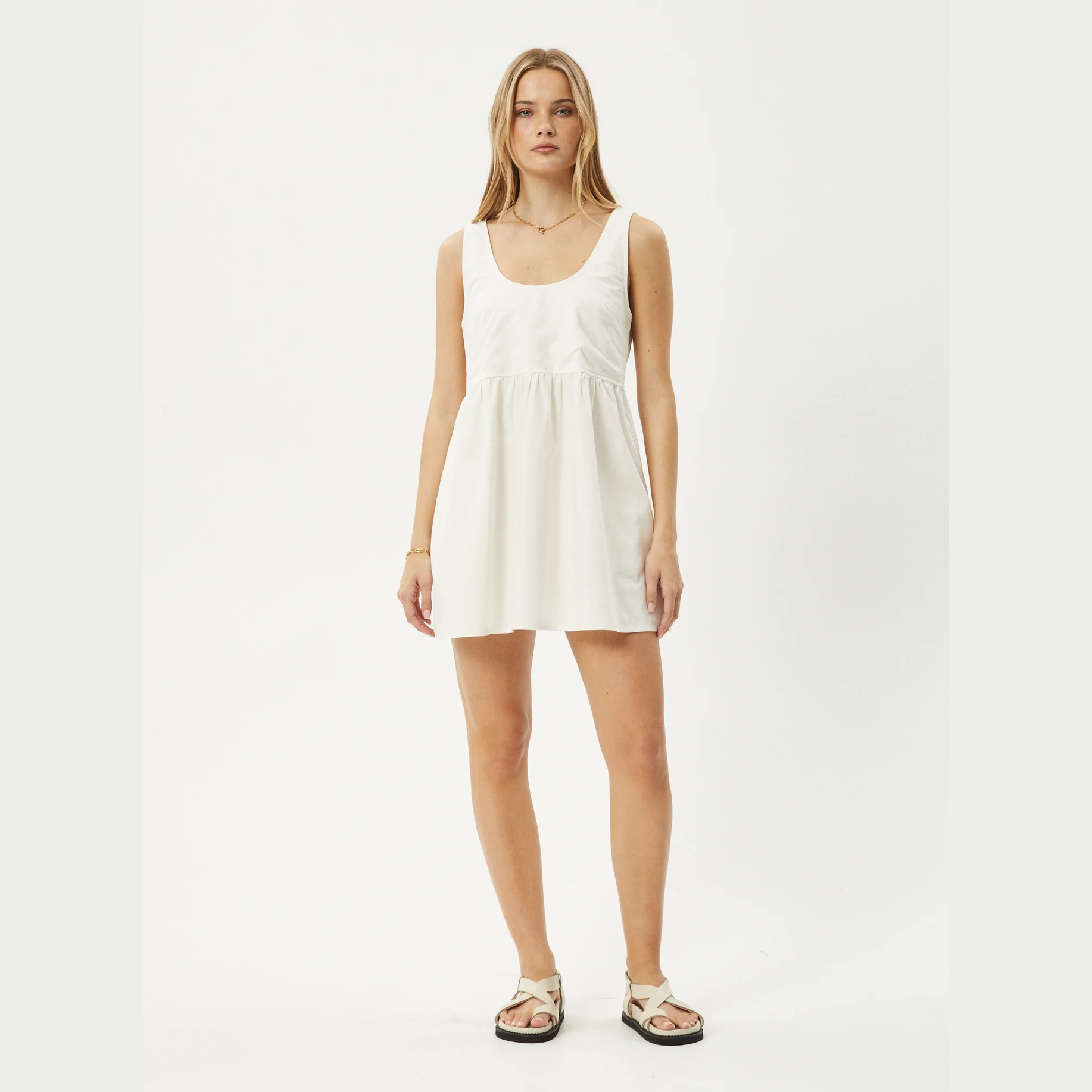 AFENDS Jesse mini dress - White