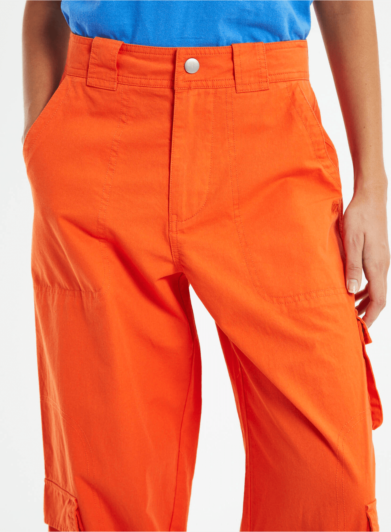 Misfit water pipe cargo pant- sherbert