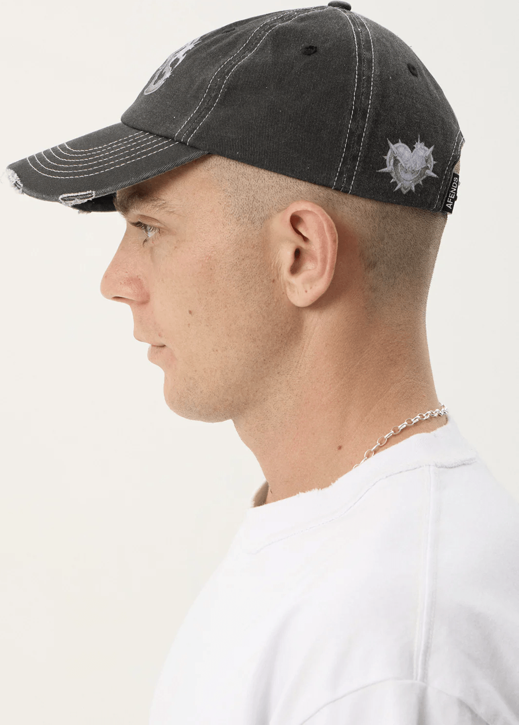 AFENDS Scorpius six panel cap - Stone black