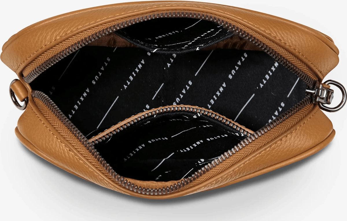 STATUS ANXIETY plunder with webbed strap - tan