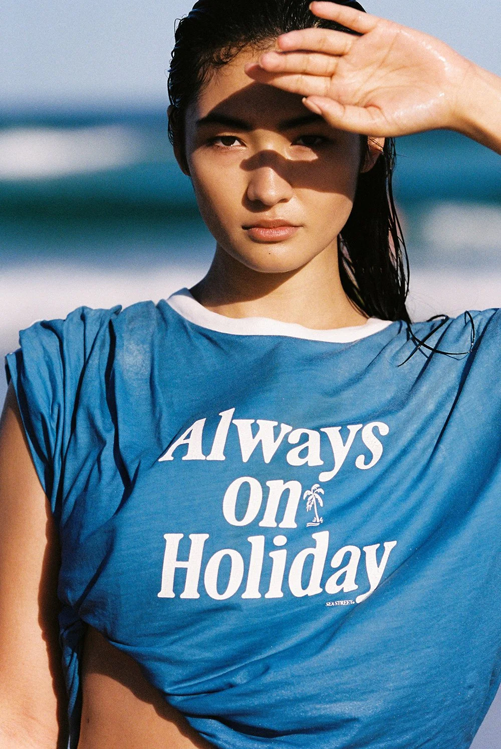 SEA STREET Always on holiday tee