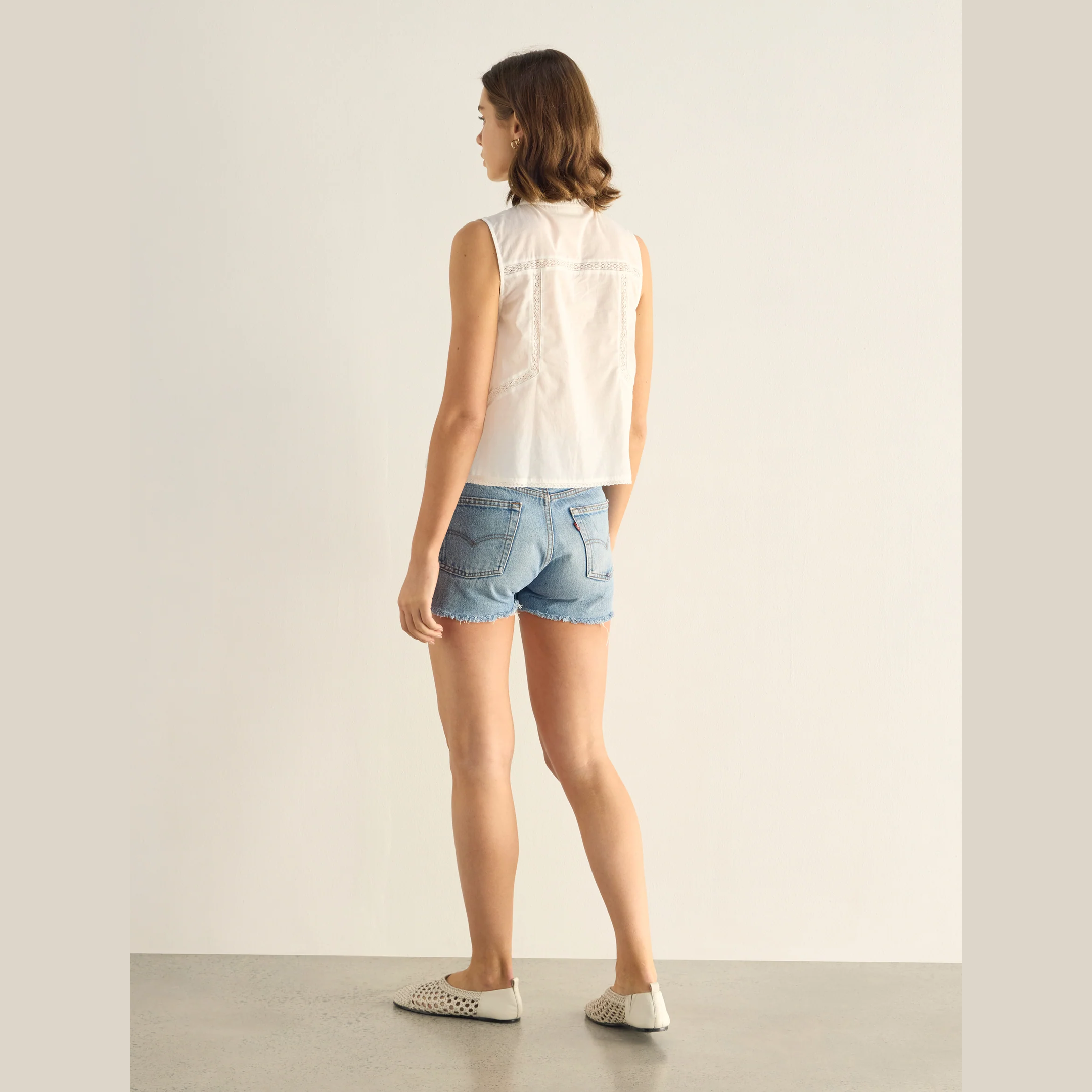 AUGUSTE THE LABEL Bellamy Embroidered Blouse - White