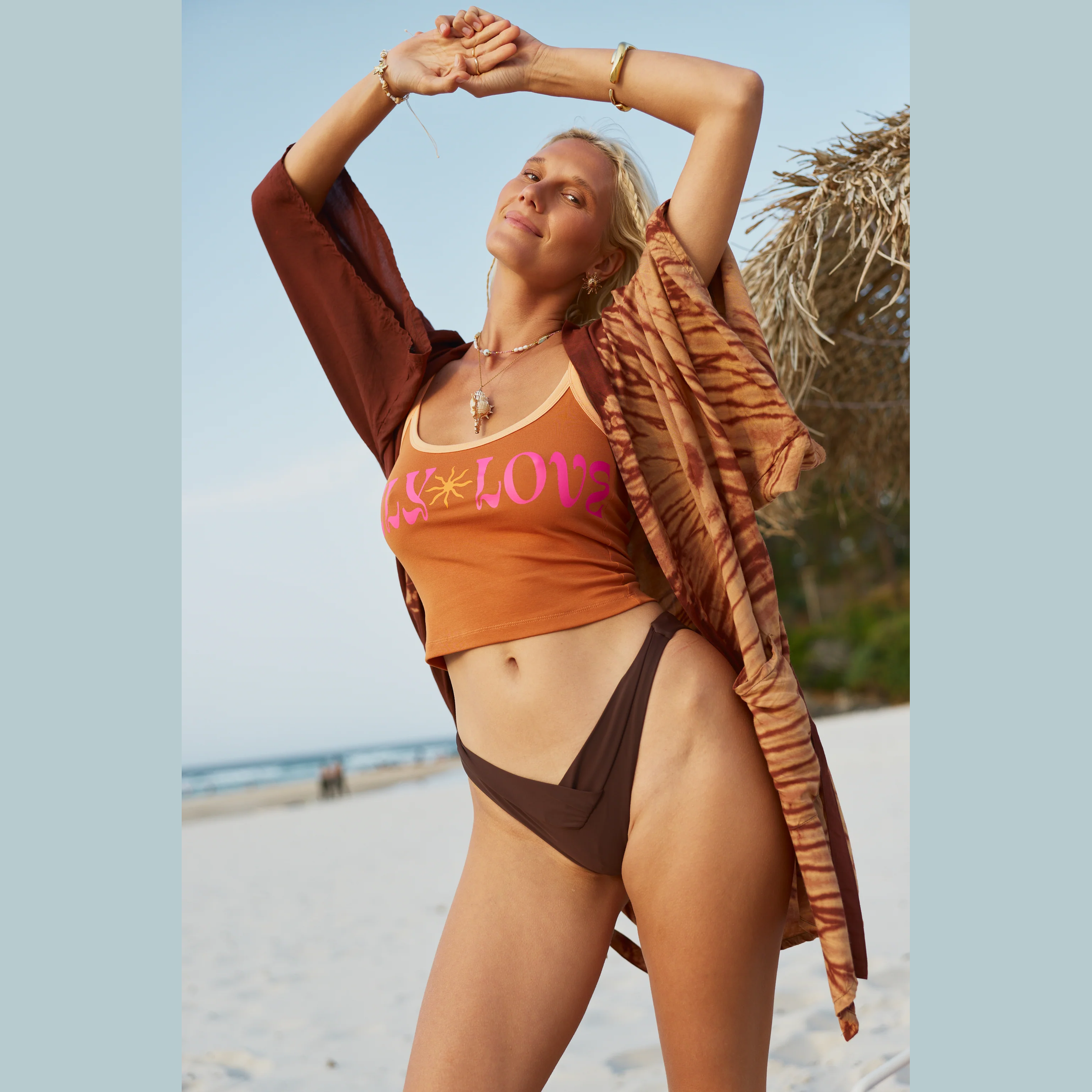 ONLY LOVERS LEFT Only love singlet - Papaya