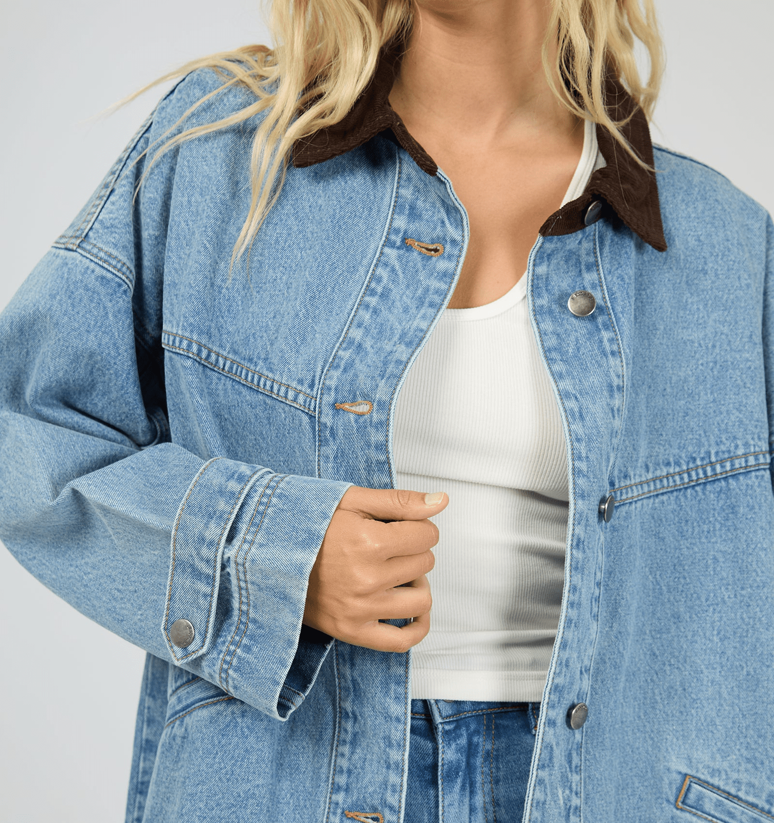ALL ABOUT EVE tommy jacket - Light blue