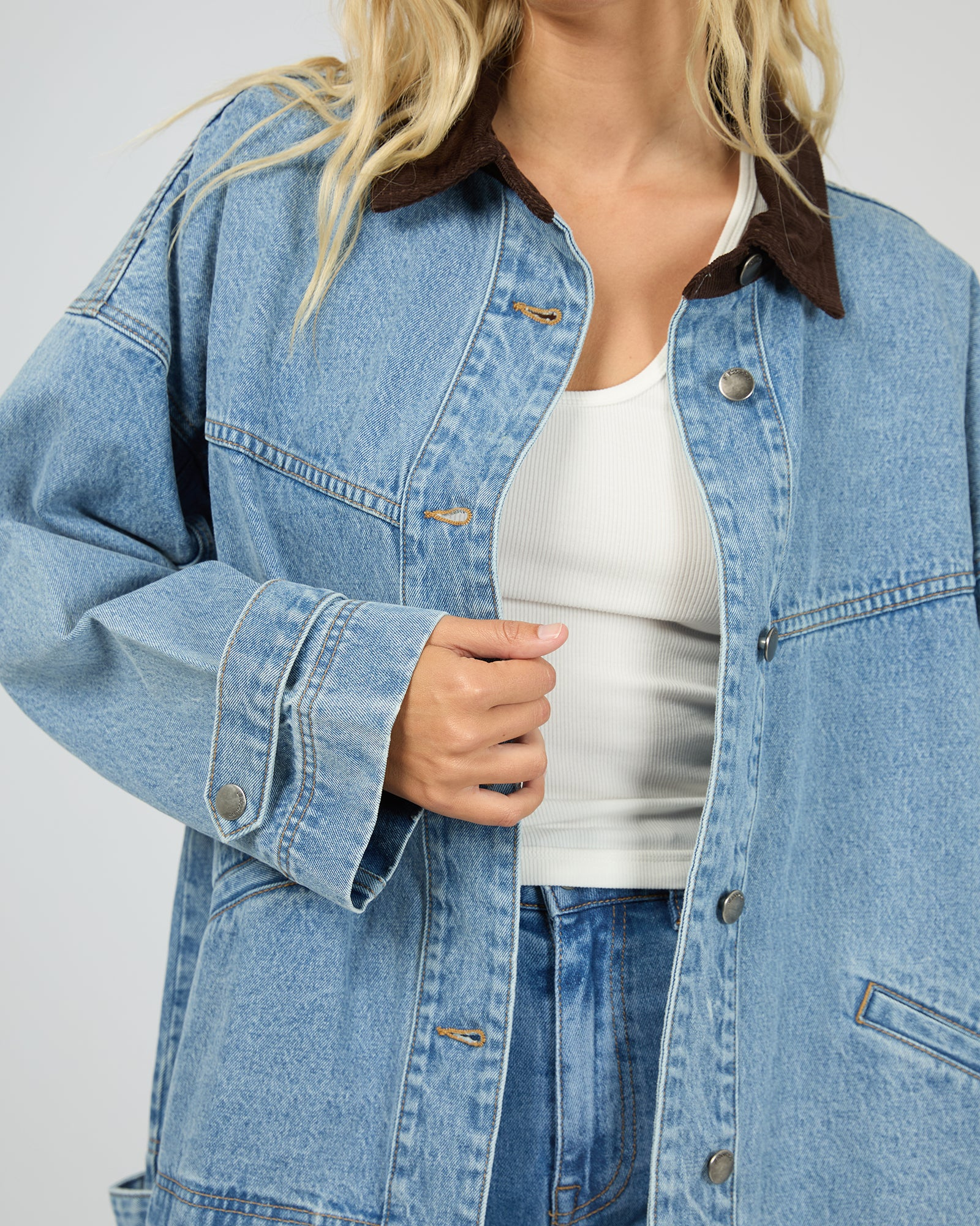 ALL ABOUT EVE tommy jacket - Light blue