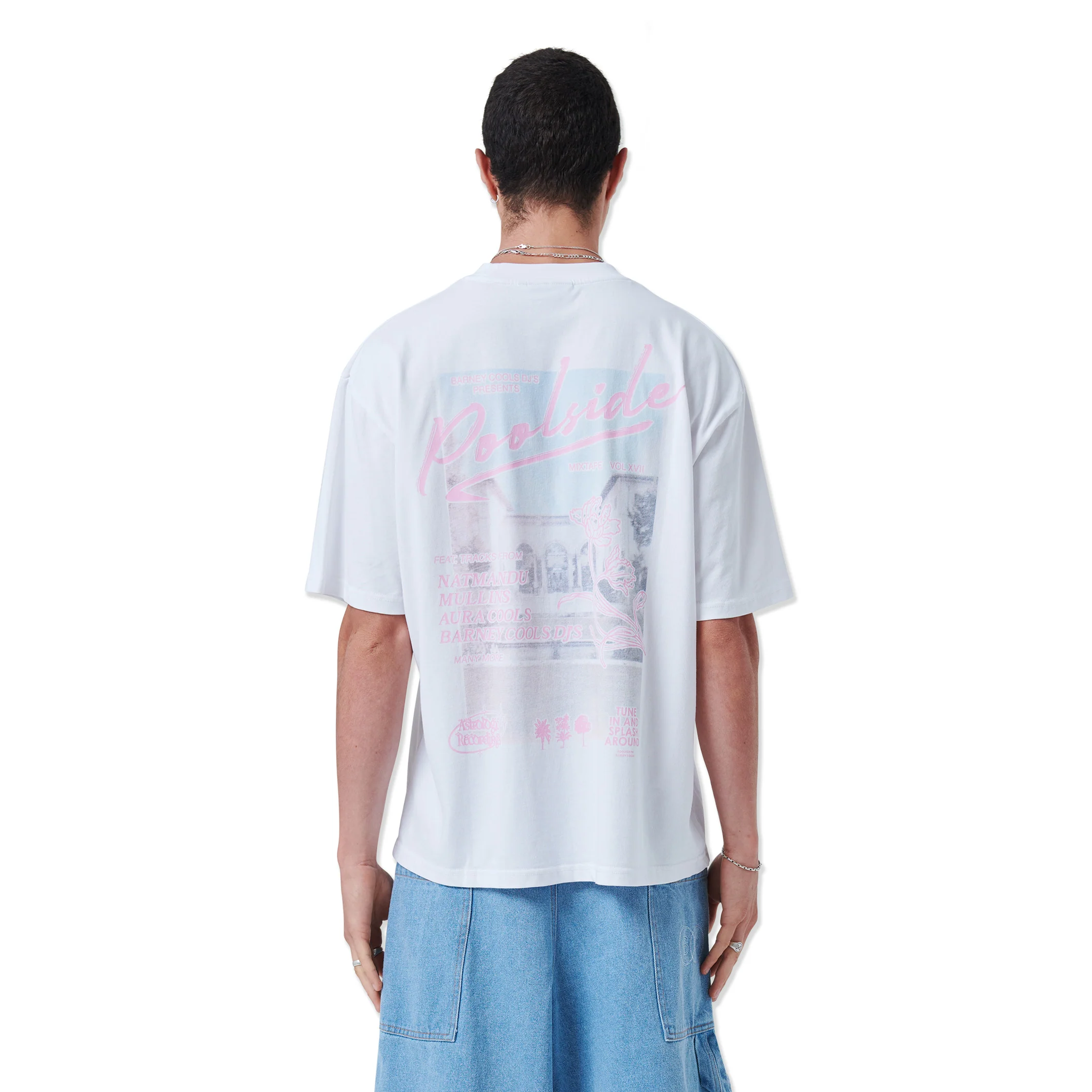 BARNEY COOLS Mixtape T-shirt White
