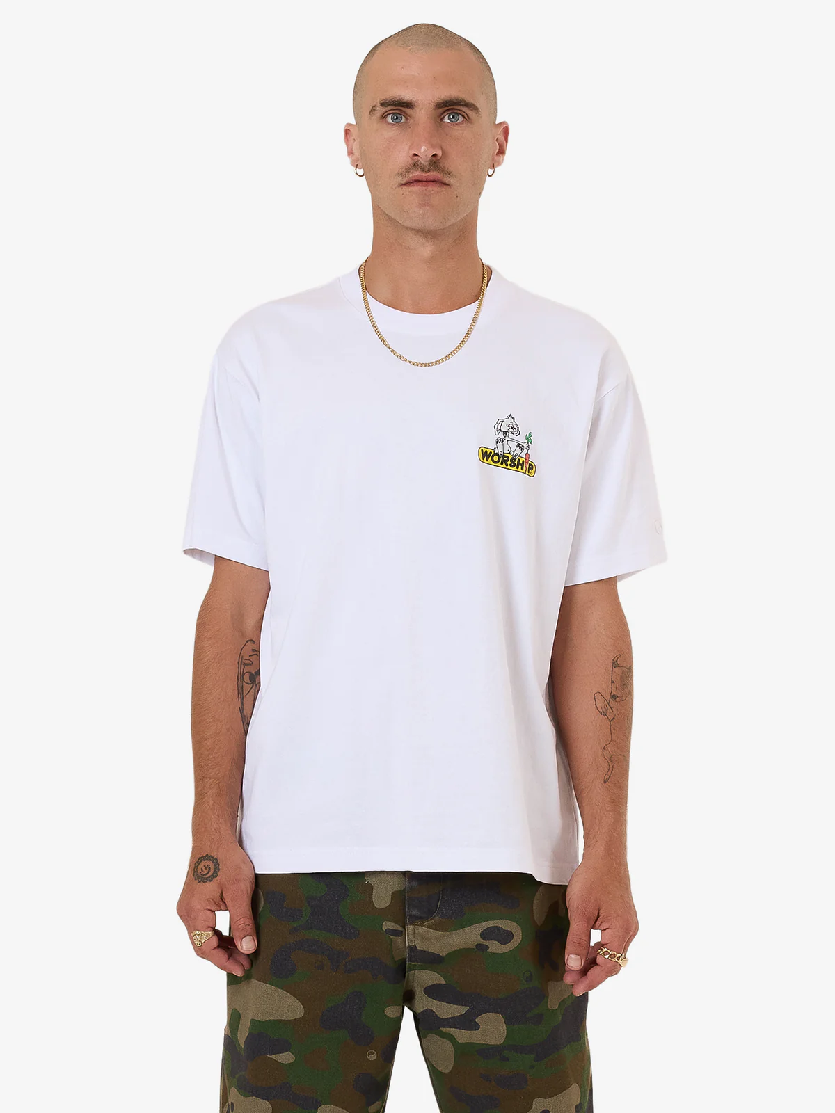 WORSHIP Home Grown Tee - White