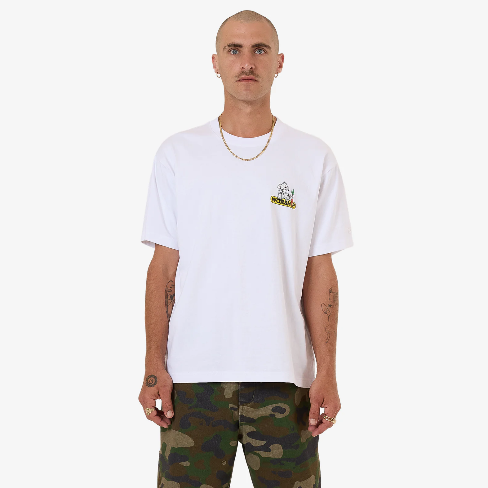 WORSHIP Home Grown Tee - White