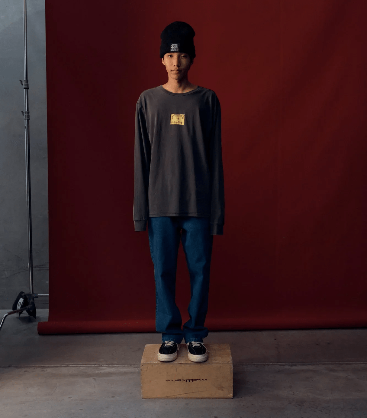 Former alleviation ls shirt - washed black