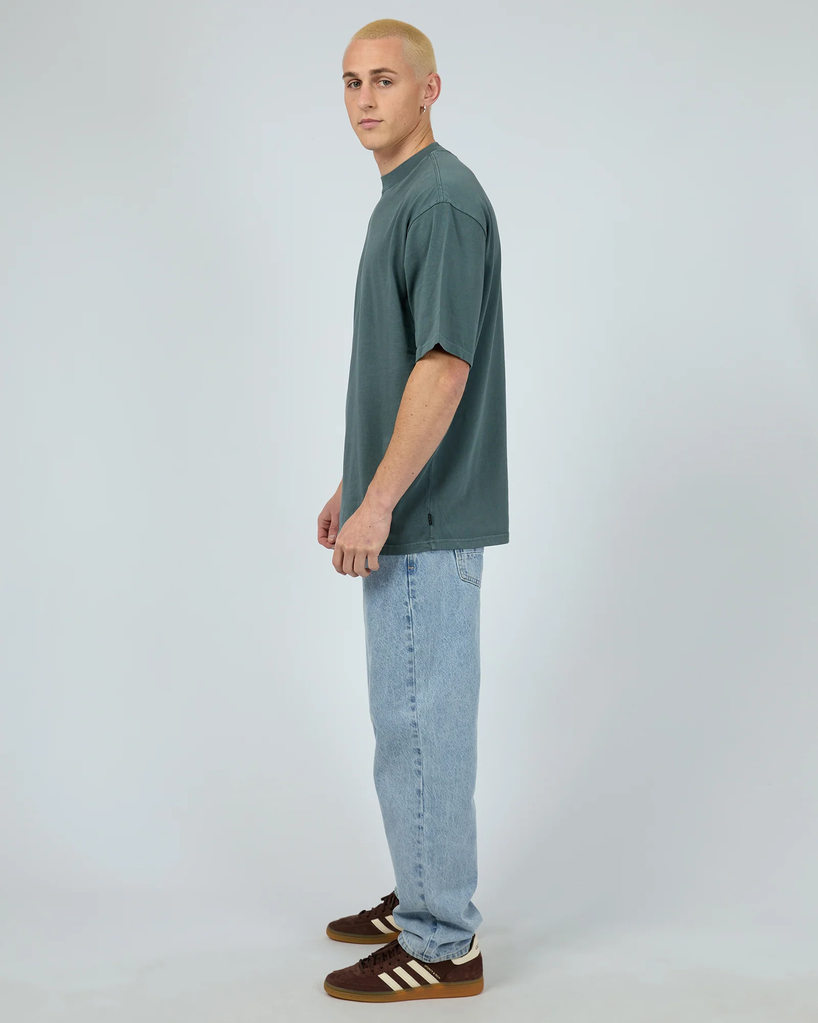 SILENT THEORY Heavy weight tee - Blue