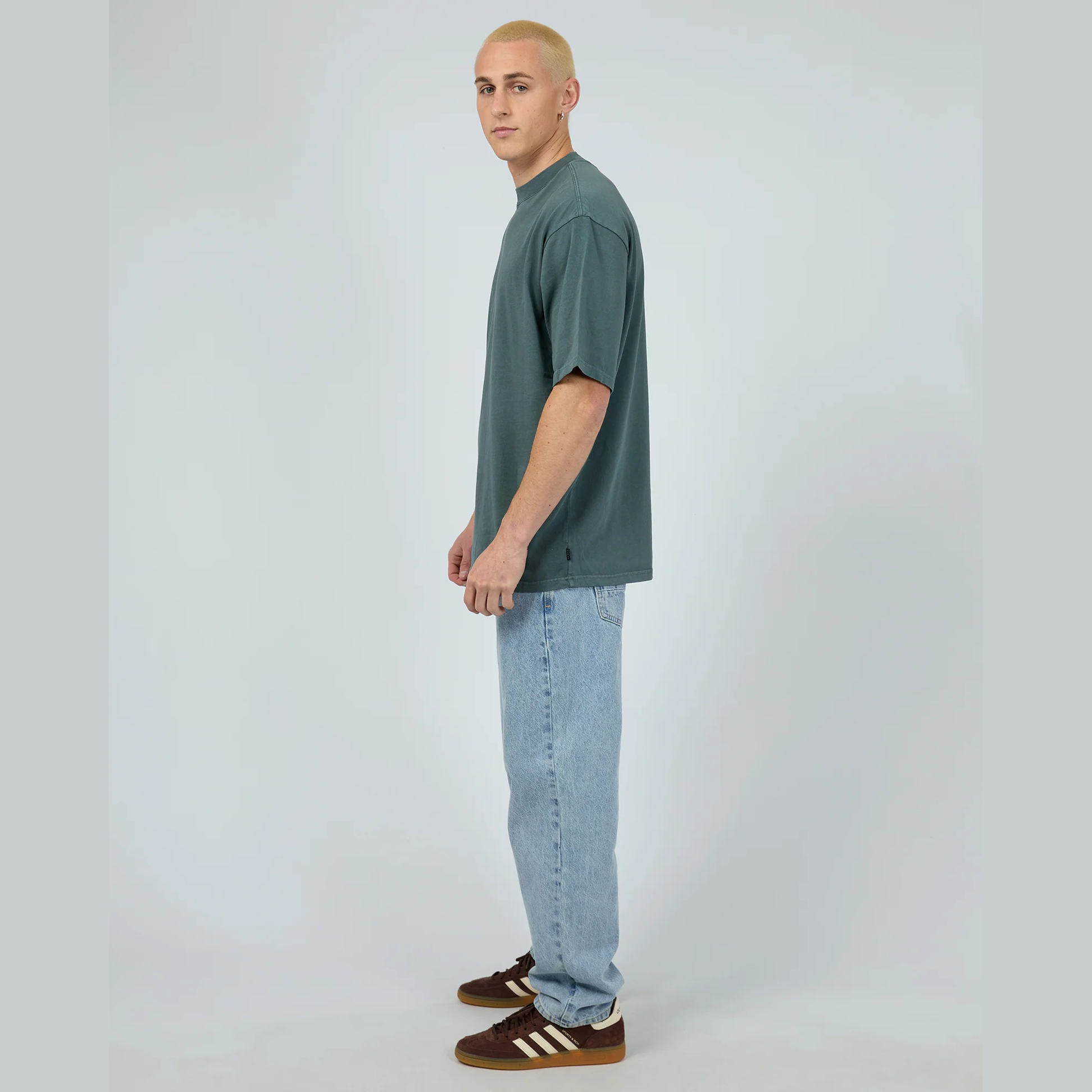 SILENT THEORY Heavy weight tee - Blue