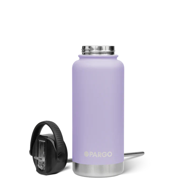 PROJECT PARGO 950mL Insulated Bottle w/ Straw Lid - Lilac