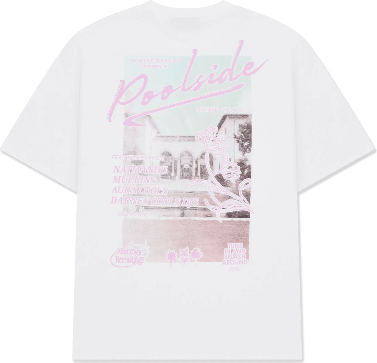 BARNEY COOLS Mixtape T-shirt White