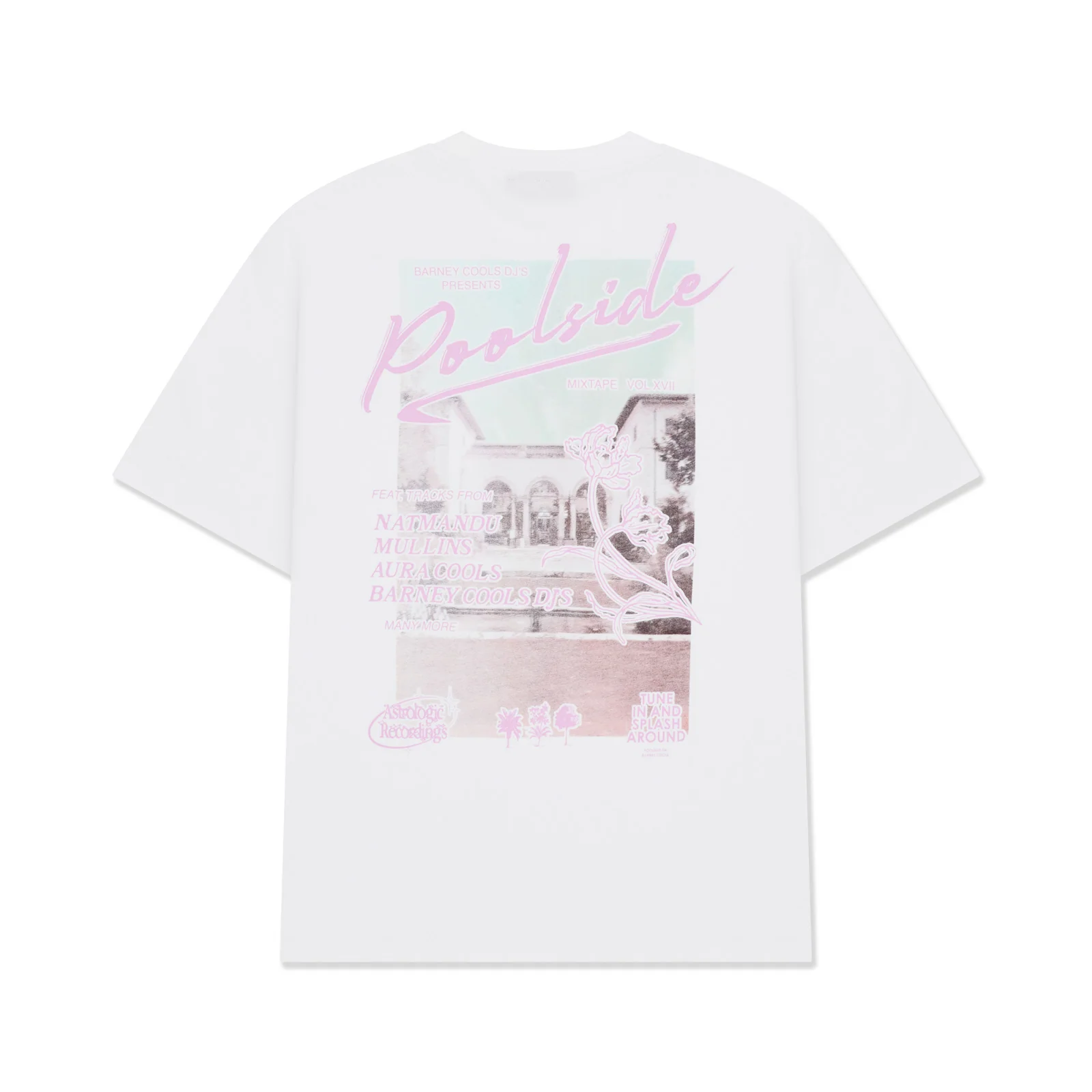 BARNEY COOLS Mixtape T-shirt White