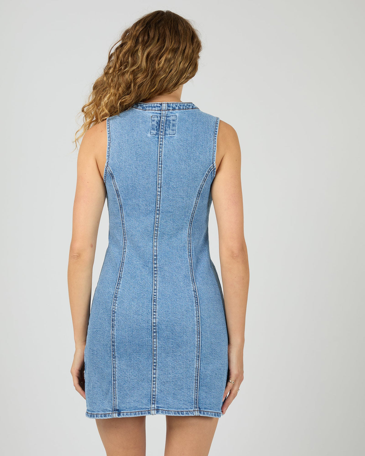 allabouteve - PETA MINI DRESS - Light Blue