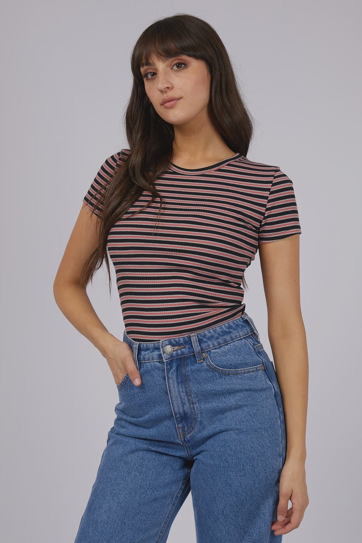 All About Eve. Eve Rib Tee - Black
