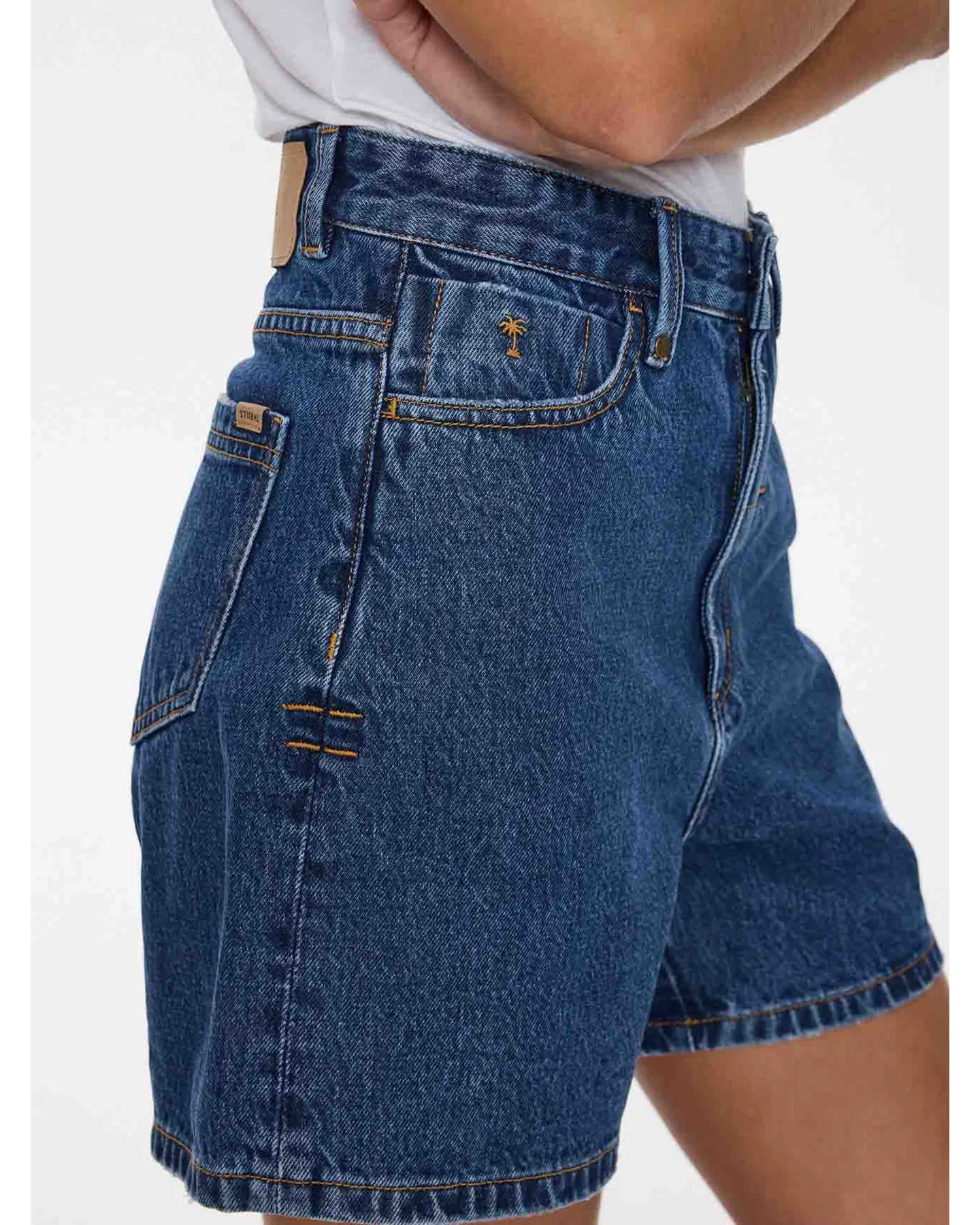 THRILLS Koko High Rise Short - Deep Vintage Blue