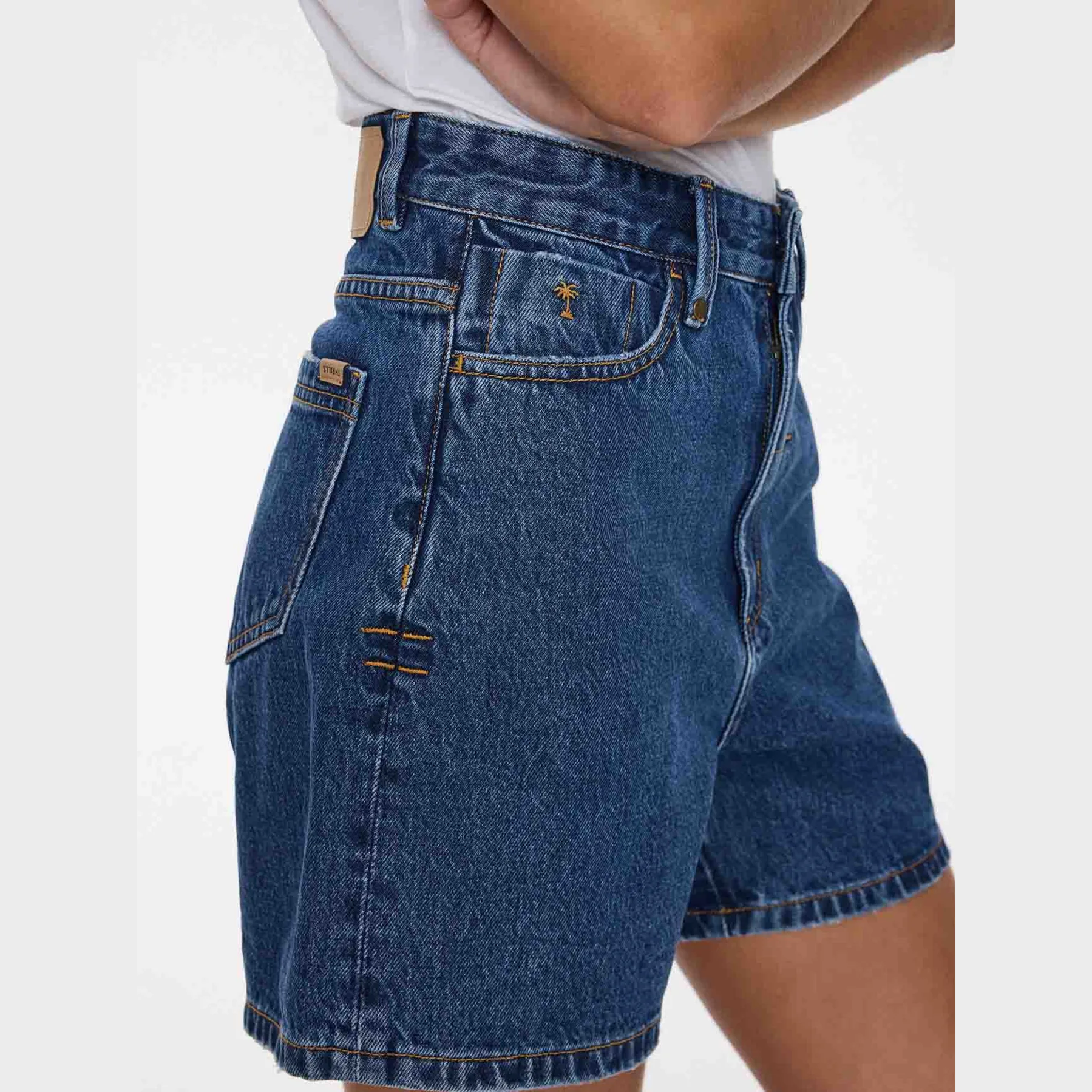 THRILLS Koko High Rise Short - Deep Vintage Blue