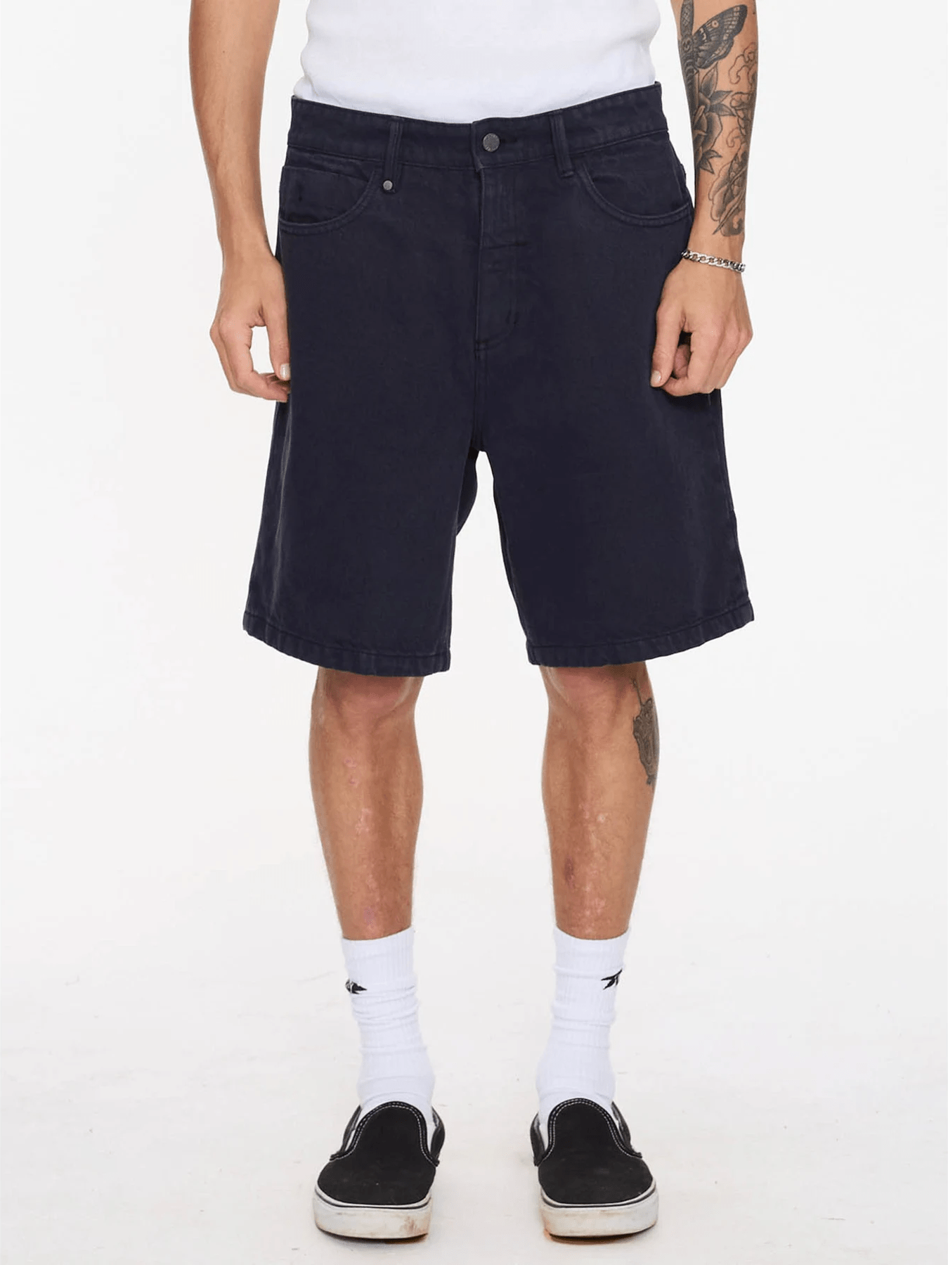 THRILLS Slacker Relaxed Denim Short - Twilight Black