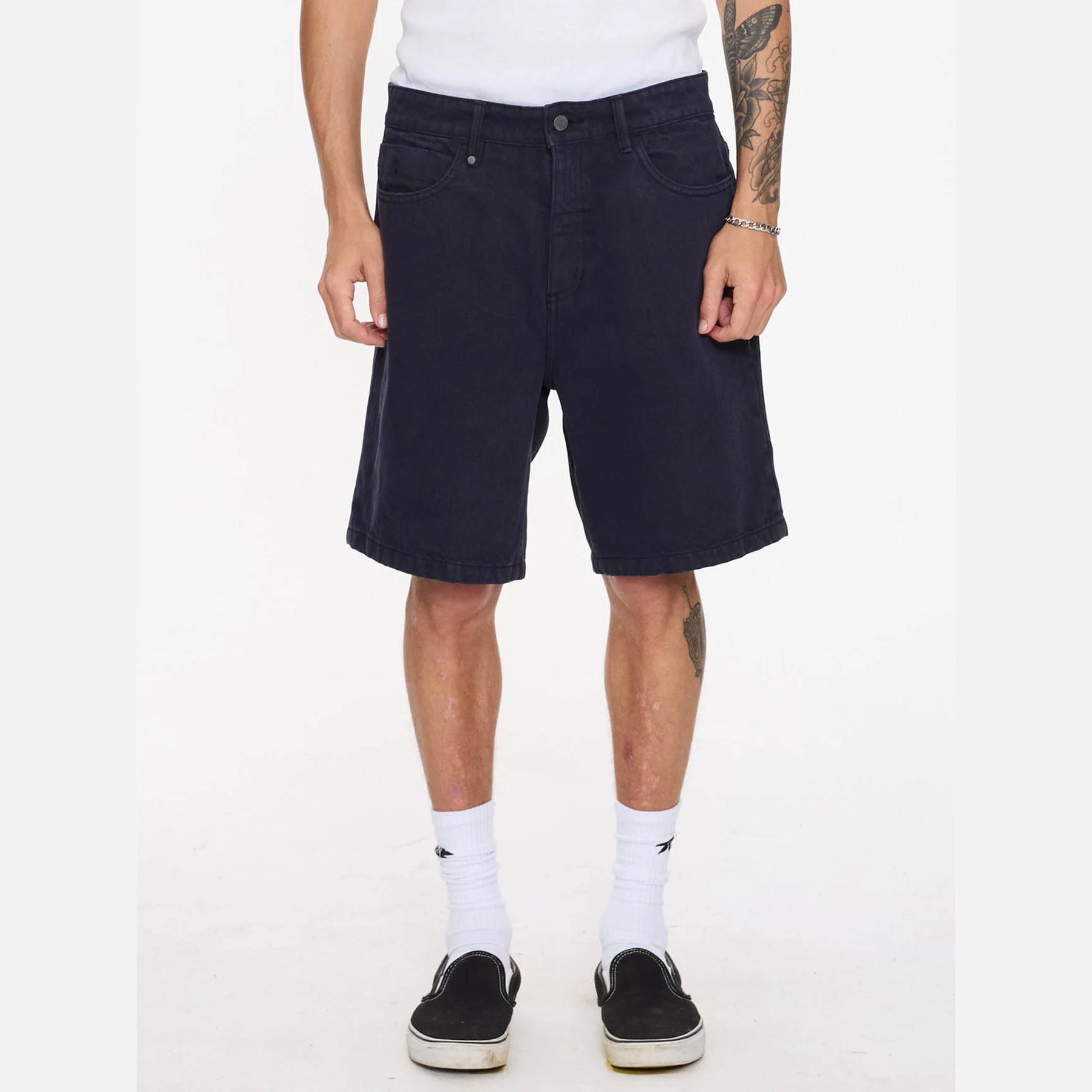 THRILLS Slacker Relaxed Denim Short - Twilight Black