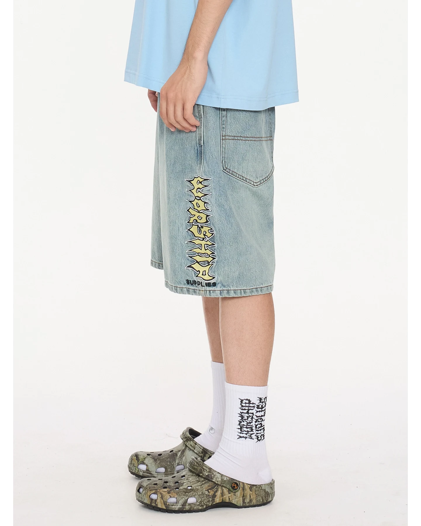 WORSHIP Dreamers Big Dawg Jean Short - Light N Dirty