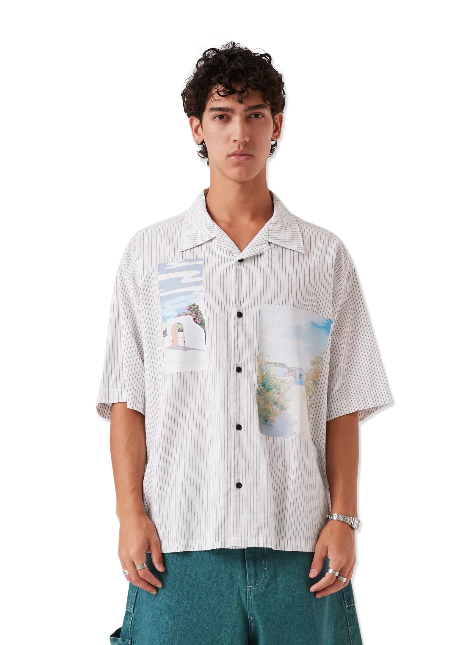 BARNEY COOLS Scenic Shirt White