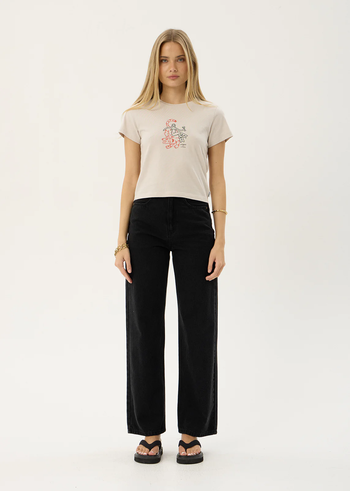 AFENDS Subliminal baby tee - Moonbeam