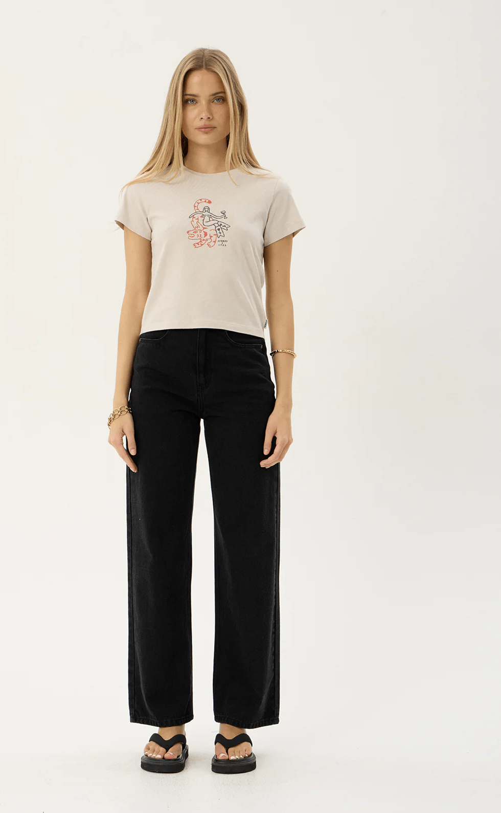 AFENDS Subliminal baby tee - Moonbeam