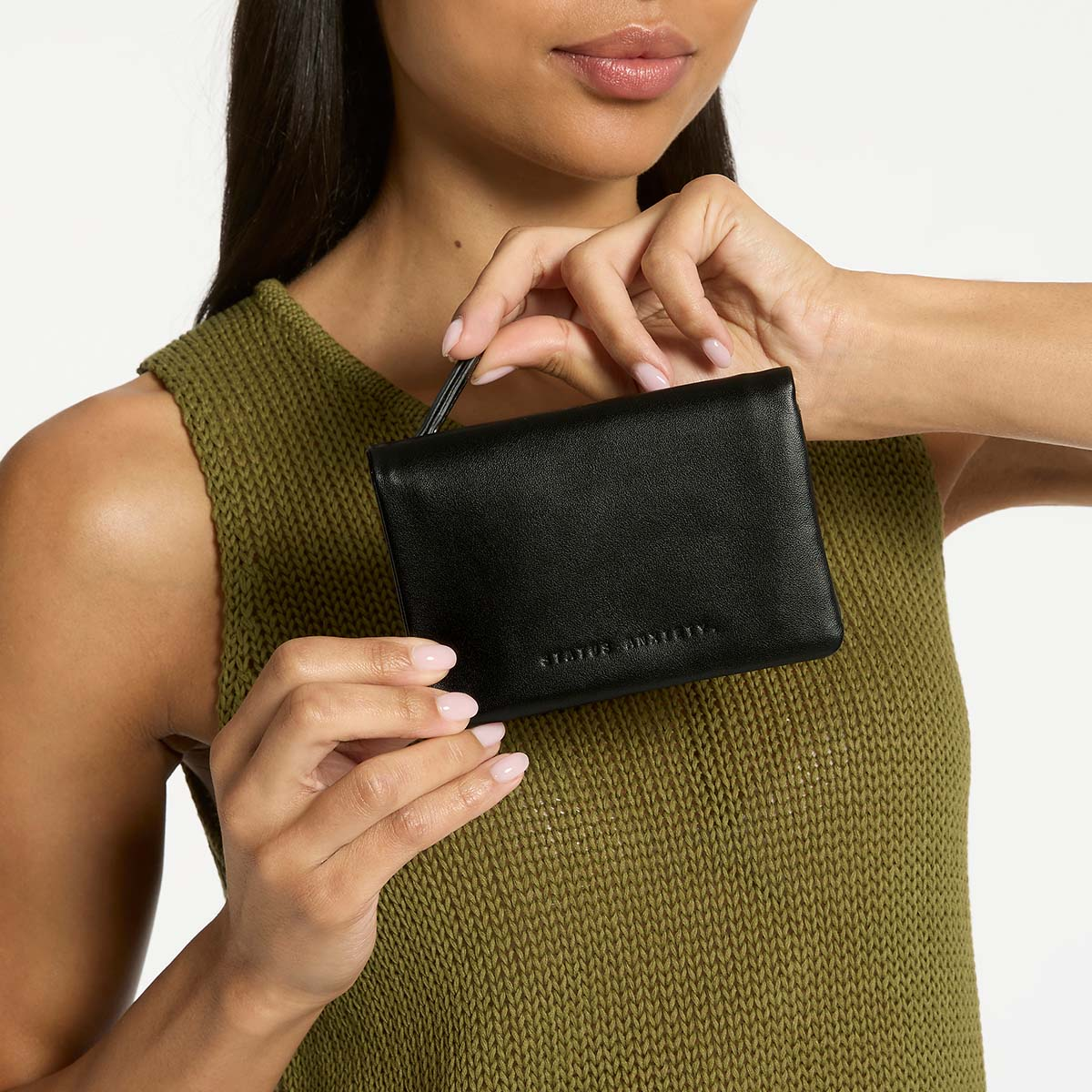 STATUS ANXIETY Is Now Better Wallet - Black Nappa