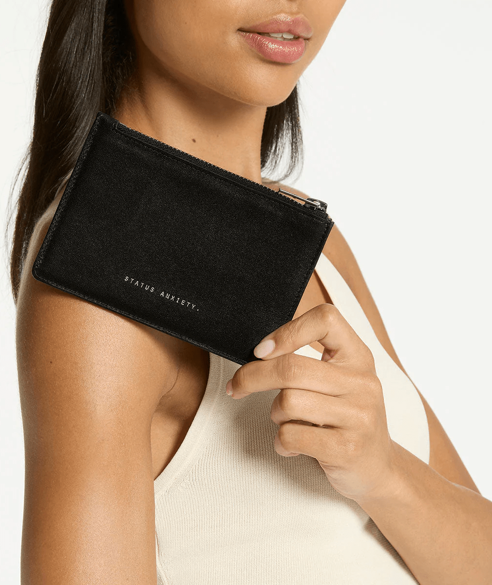 STATUS ANXIETY Gone Again Wallet - Black Nappa