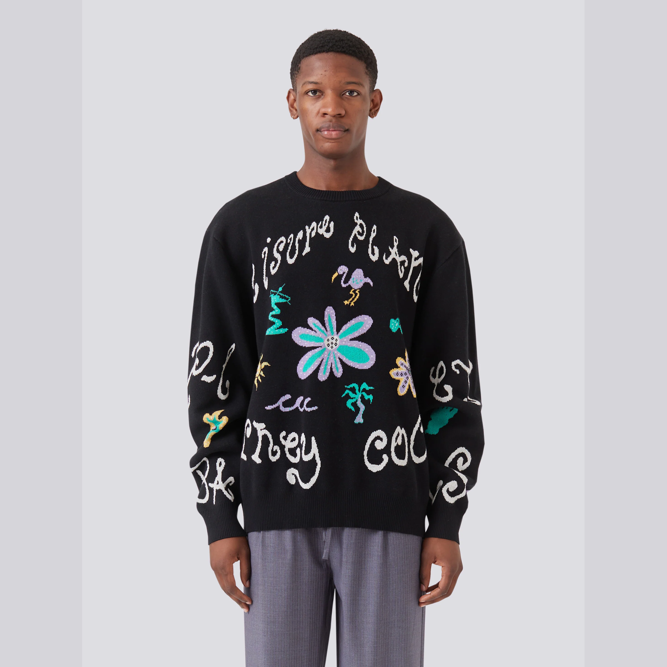 BARNEY COOLS Planet knit - Black