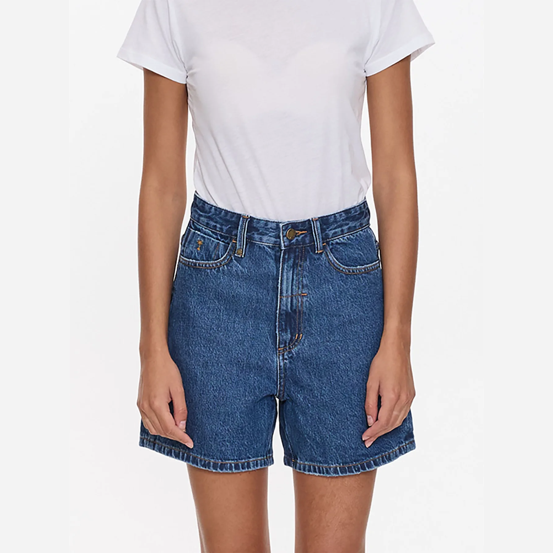 THRILLS Koko High Rise Short - Deep Vintage Blue